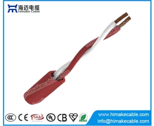Red flat or circular fire alarm cable 250V/250V