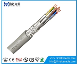 Screened data transmission cable PiMF Li2YCY RS422 RS485 interface wiring