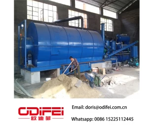 Batch Reactor Waste Plastic Tyre Pyrolysis to Oil Recycle Machinery