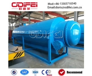 Continuous waste plastic pyrolysis oil equipment factory