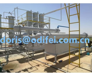 Équipement de pétrole diesel de distillation de pétrole brut
