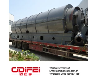 Environment-friendly and pollution-free tyre pyrolysis plant