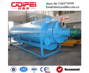 Fully continuous waste plastic pyrolysis oil machine