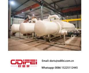 Fully continuous waste rubber pyrolysis machine