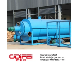 Tire and plastic pyrolysis plant