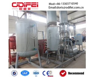 Distillation de lubrifiant / huile moteur à l'équipement diesel