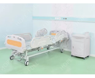 Hospital barato ABS doble manivela cuidado cama