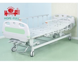 D658a ثلاثة كرنك سرير يدوي سرير المستشفى