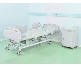 Заводская цена регулируемая 3 функции ручной больничной медицинской кровати С высокой низкой функцией