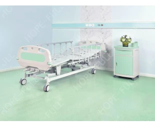 Spécifications des lits d'hôpital trois manivelles lit patient manuel