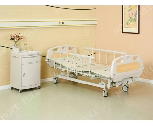 Spécifications des lits d'hôpital trois manivelles lit patient manuel