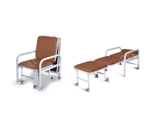 Y01碳钢陪护椅（坐垫布）