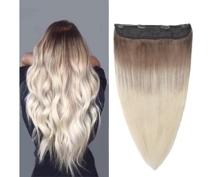 10 ''-30 ''Remy Human Hair Extension Halo Hair Brazilian Human Hair Extensions Mixed Colors