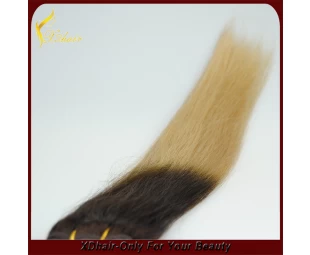 10 "tot 30" Inch Brazilian Hair Inslag Xinda Haar geheel rechte Ombre Color Human Hair Weaving