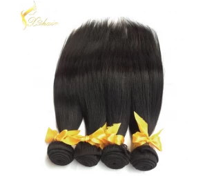 100% Remy Brazilian Human Hair Unprocessed Natural Black Color Weft Weave Body Wave18"