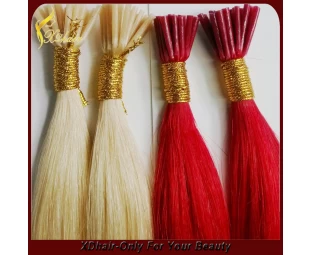 100% Remy keratine tip human hair extensions
