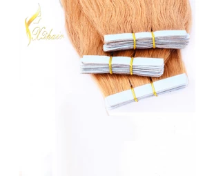 100% Unprocessed Virgin Hair Grade 5A Tape Hair Extensions European Remy