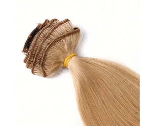 100 human hair Clip in hair pieces with high are easiest and most popular hair extensions dubai