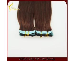 100% human remy hair skin weft
