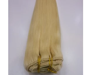 100% real tangle free brazilian virgin clip in hair extension