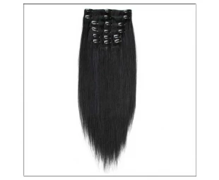 100% virgin remy human blonde clip in hair extensions