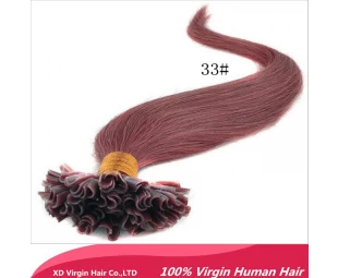 1グラムと0.5グラム人間の髪の毛の拡張子Uは安い価格の髪を傾けます