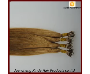 2015 Высокое качество Китай Завод волос Горячая продажа бразильский Прямо человеческих волос Nano кольцо Наращивание волос