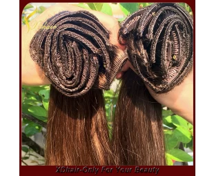2015 Heet verkoop Clip In Steil haar Indische Klem In Human Hair Extension Hair