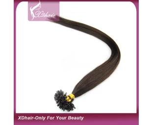2015 nieuwe 100% Human Hair Braziliaanse Virgin Human Hair Hot Fusion Keratine Getipt Human Hair Extension U Tip Hair Extensions