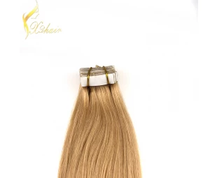 2015 New 100% remy human hair straight tape hair extensions,hair extension adhesive tape,micro tape and hair extension