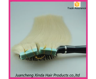 2015 mejor 100% cabello humano venta 8a 7a 6a calidad hecho en China cinta micro y la extensión del pelo