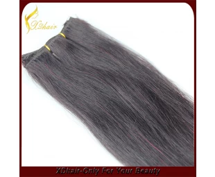 2015 la venta caliente del color ombre extensión de la trama del pelo armadura remy brasileña del cabello humano
