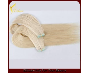 2015 new product Best Quality factory wholesale virgin indian remy hair double drawn tape hair extensions
