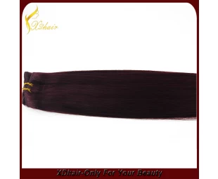 2015 year wholesale most popular hair weft 100% human top quality thick bottom