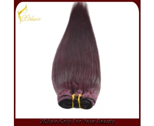 2015 year wholesale most popular hair weft 100% human top quality thick bottom