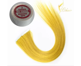 2016 100% european Unprocessed wholesale virgin brazilian hair, tape hair extension