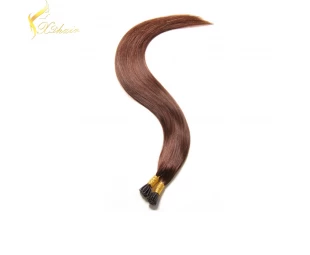 2016 Double drawn prebonded hair extension i tip hair extension indian remy hair 6a