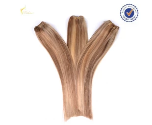 2016 brazilian straight hair extensions clip in human hair extensions