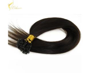 2016 factory price Italy glue pre-bonded u tip hair russian hair 1g strands