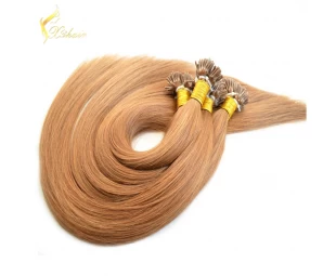 2016 new arrival double drawn keratin I tip hair , remy 1g stick tip hair extension