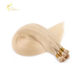 2016 new arrival double drawn keratin I tip hair , remy 1g stick tip hair extension