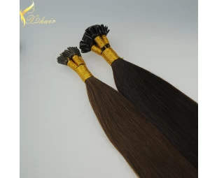 2016 top quality double drawn 100% virgin remy 7A remy 100 keratin tip human hair extension