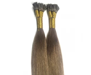 2017 factory price Italy glue remy double drawn mini i-tip hair