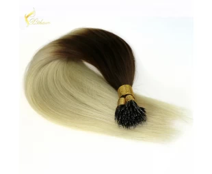 2017 hot new products #60 nano ring hair extension,silk straight brazilian hair weave dropshipping