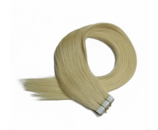 22 Inch Double Drawn 100% European Hair Tape Hair Extension Light Color