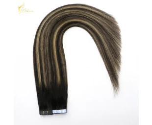 24 hours fast shipping Double Drawn 2g/Piece Brazilian Hair 18Inch Remy Tape Hair Extensions