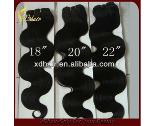 5A 100% Unprocessed Cheap Virgin remy human hair  Brazilian body wave hair weft