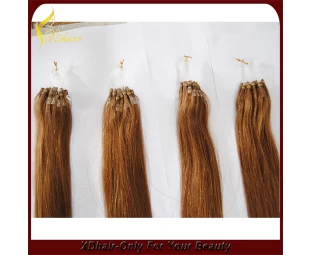 5A Grade Micro Ring Loop Human Hair Extension Full Cuticle  Human Hair