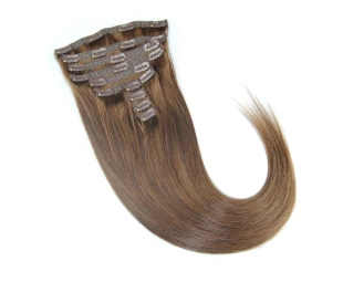 5a grade virgin brazilian 100% human hair clip in remy hair extensions 200g lace