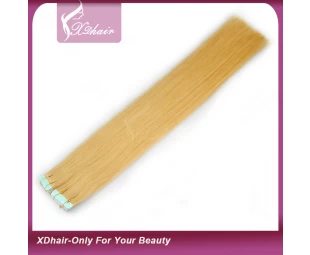 #60 Blonde Remy Human Hair Extension Virgin Brazilian Hair Tape in Hair Extensions